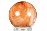 Colorful Carnelian Agate Sphere - Madagascar #286114-1